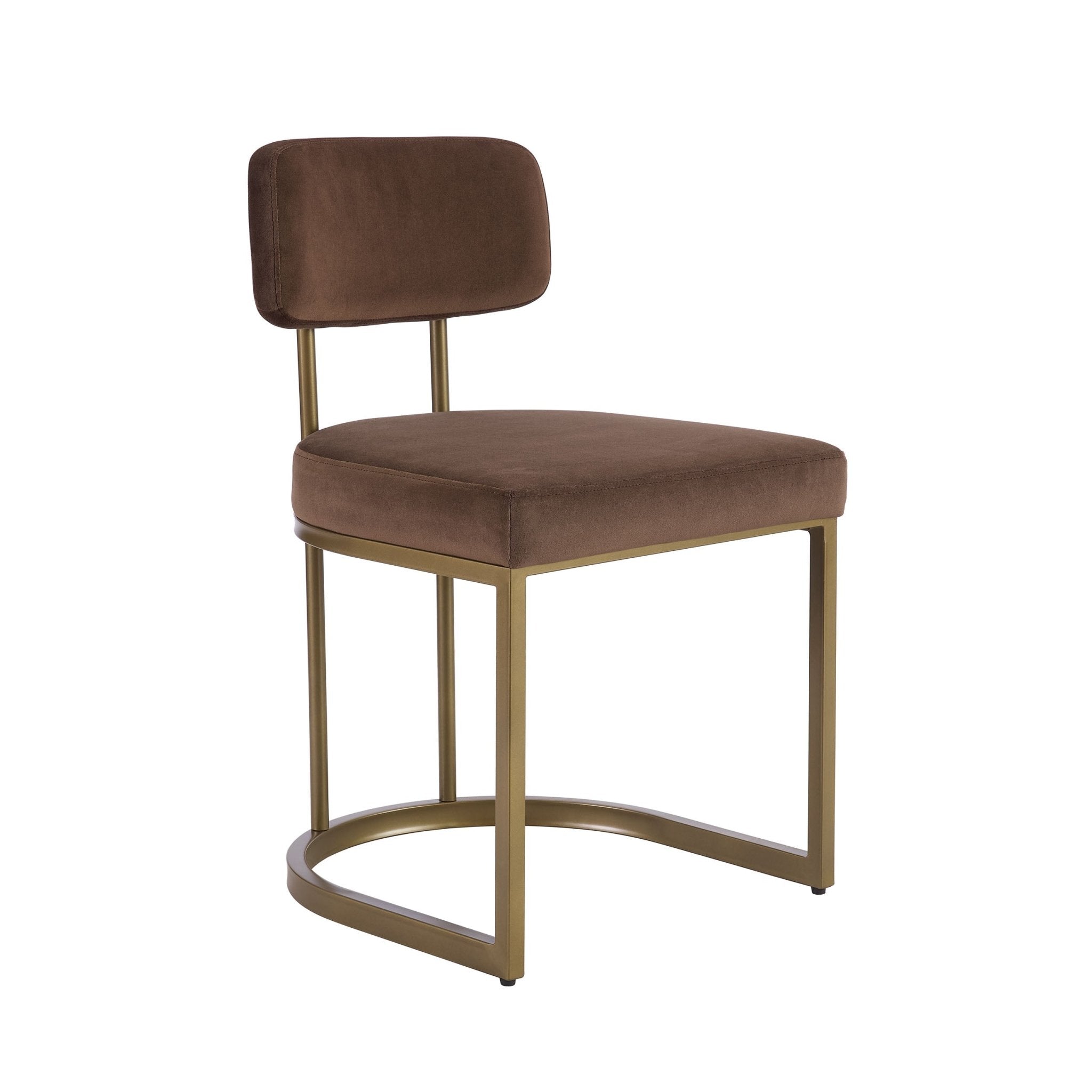 Mollie Set of 2 Dining Chairs - Cappuccino - DUSK
