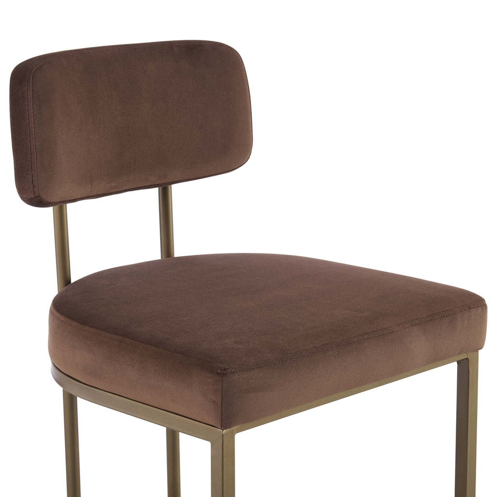 Mollie Set of 2 Dining Chairs - Cappuccino - DUSK