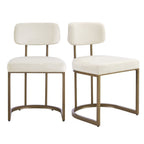 Mollie Set of 2 Dining Chairs - Ecru - DUSK