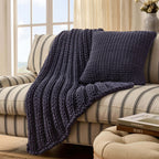 Montreal Sofa Throw - Midnight Navy - DUSK