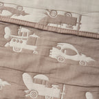 Morgan Transport Matelasse Cushion and Bedspread Set - Taupe - DUSK