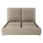 Murcia Ottoman Storage Bed - Chenille Oatmeal - DUSK