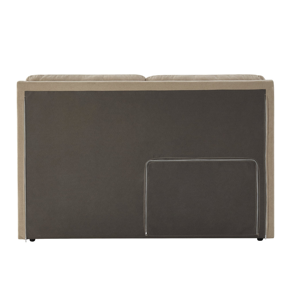 Murcia Ottoman Storage Bed - Chenille Oatmeal - DUSK