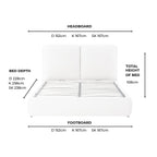 Murcia Ottoman Storage Bed - Chenille Oatmeal - DUSK