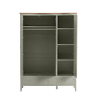 Nell 3 Door Wardrobe - Sage - DUSK