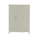 Nell 3 Door Wardrobe - Sage - DUSK