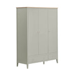 Nell 3 Door Wardrobe - Sage - DUSK