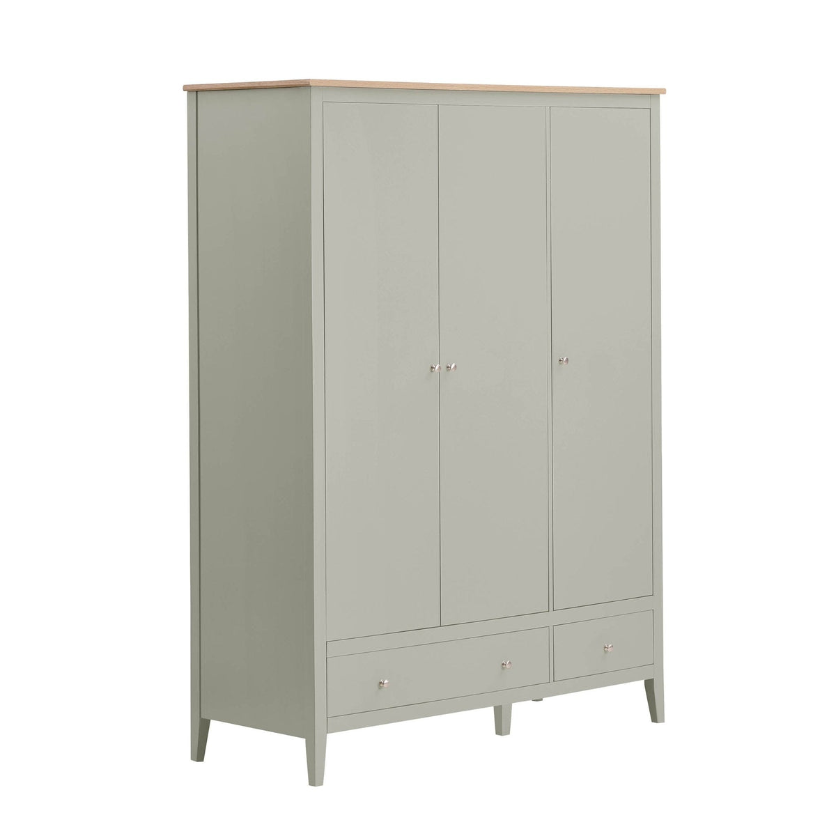Nell 3 Door Wardrobe - Sage - DUSK