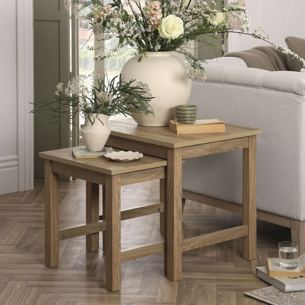 Nell Nesting Side Table - Wood - DUSK
