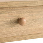 Nell Seated Storage Cabinet - Light Wood - DUSK