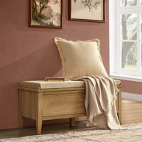 Nell Seated Storage Cabinet - Light Wood - DUSK