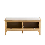 Nell Seated Storage Cabinet - Light Wood - DUSK