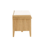 Nell Seated Storage Cabinet - Light Wood - DUSK