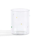 Nelly Polka Dot Glass Highballs - Set of 4 - Clear - DUSK