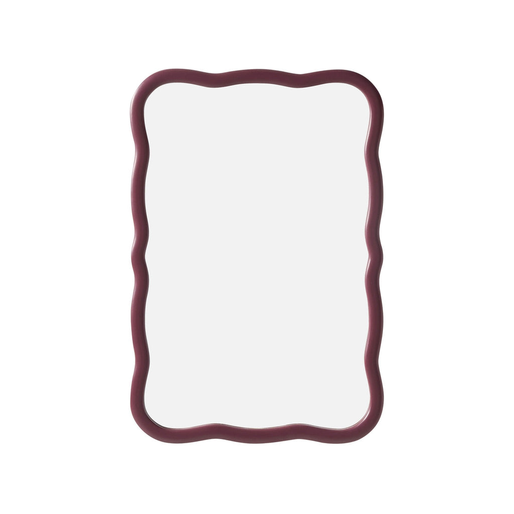 Niamh Wavy Wall Mirror - Tawny Port - DUSK