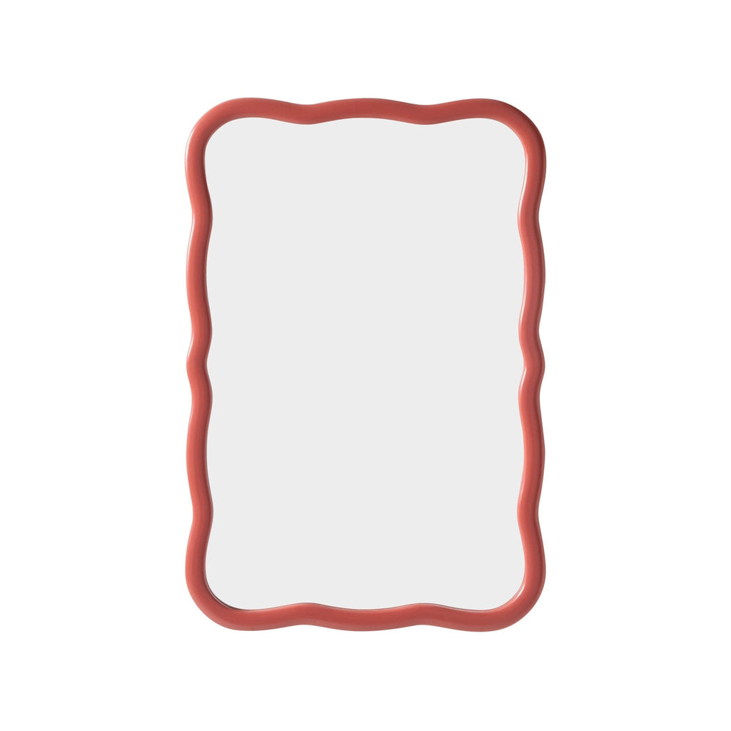 Niamh Wavy Wall Mirror - Terracotta - DUSK