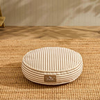 Nola Circle Striped Pillow Bed - Natural - DUSK