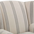 Nora Armchair - Natural 3 Stripe - DUSK