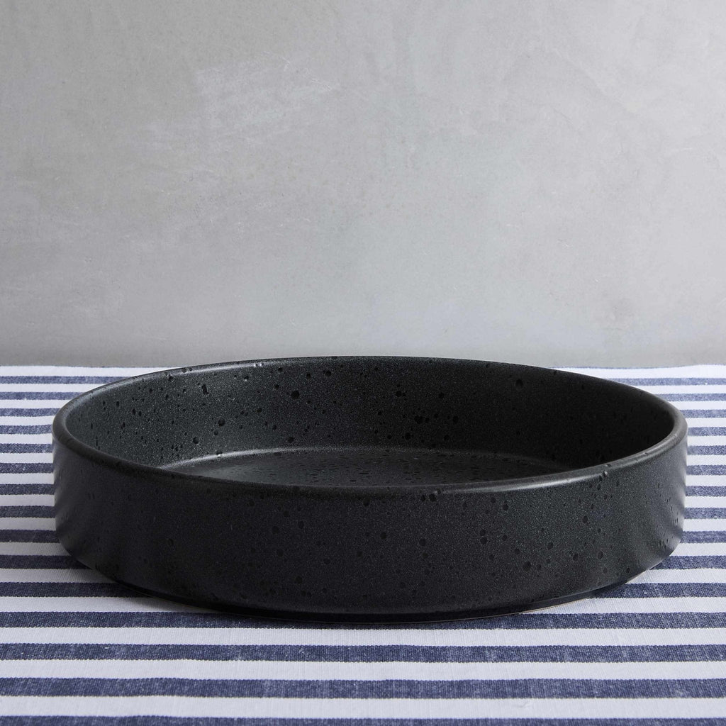 Nori Stoneware Serving Bowl - Black - DUSK