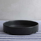 Nori Stoneware Serving Bowl - Black - DUSK