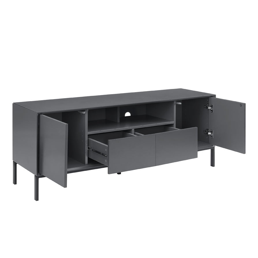 Nova 140cm TV Unit - Charcoal - DUSK