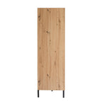 Nova 2 Door Wardrobe - Light Wood - DUSK