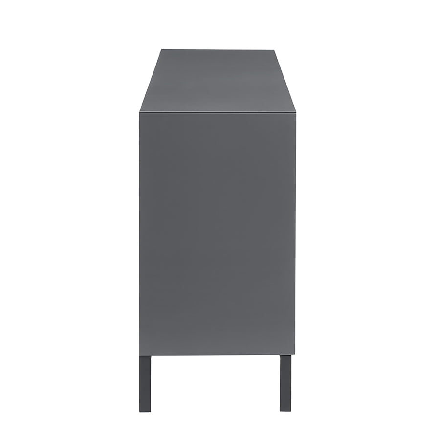 Nova Large Sideboard with Drawers - Charcoal - DUSK