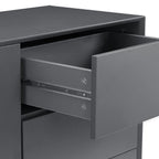 Nova Small Sideboard with Drawers - Charcoal - DUSK