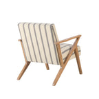 Nyla Accent Chair - Blue Stripe - DUSK