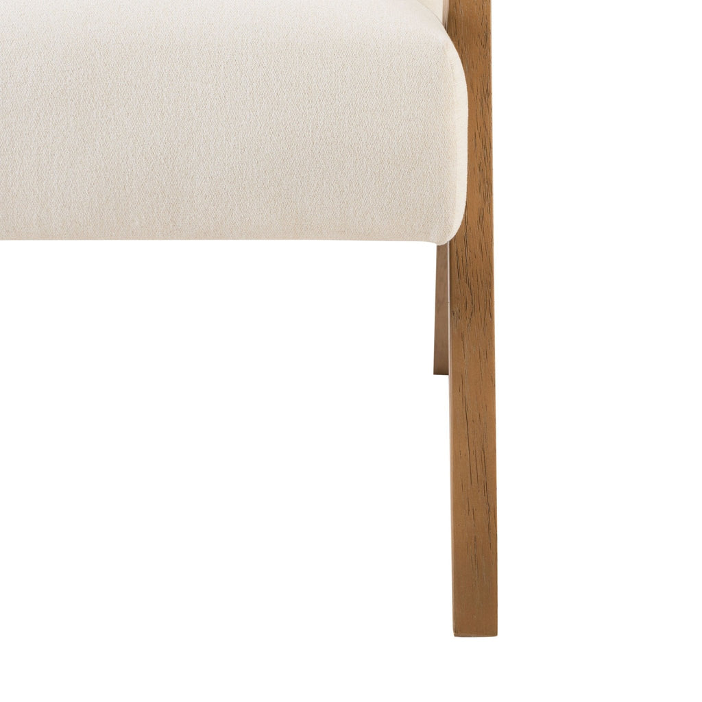 Nyla Accent Chair - Cream Linen - DUSK