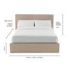 Oslo Ottoman Storage Bed - Olive - DUSK