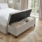 Windermere Storage Ottoman - Natural