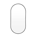 Oval Wall Mirror - Black - DUSK
