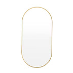 Oval Wall Mirror - Gold - DUSK