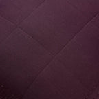 Oxford 100% Pure Cotton Quilted Bedspread - Aubergine - DUSK