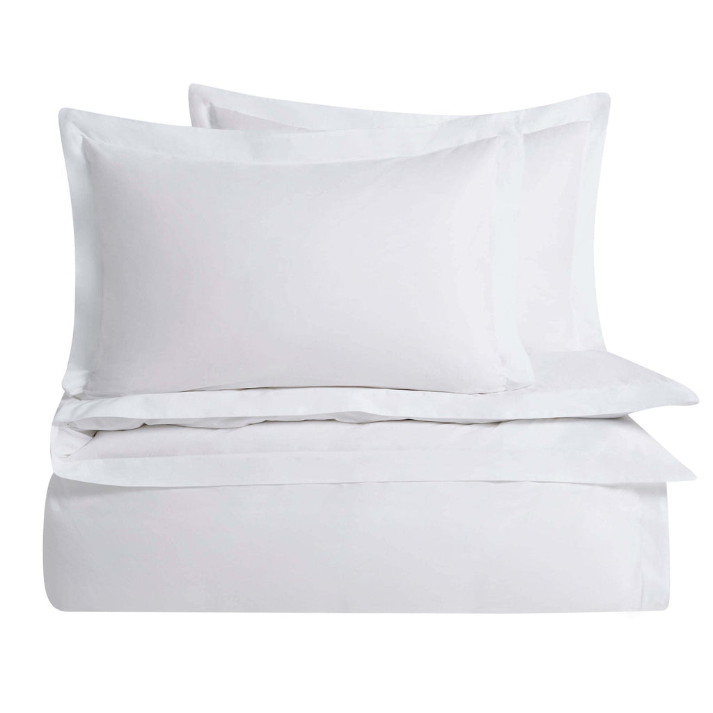 Pair of Anti - Allergy 200 Thread Count Oxford Pillowcases - White - DUSK