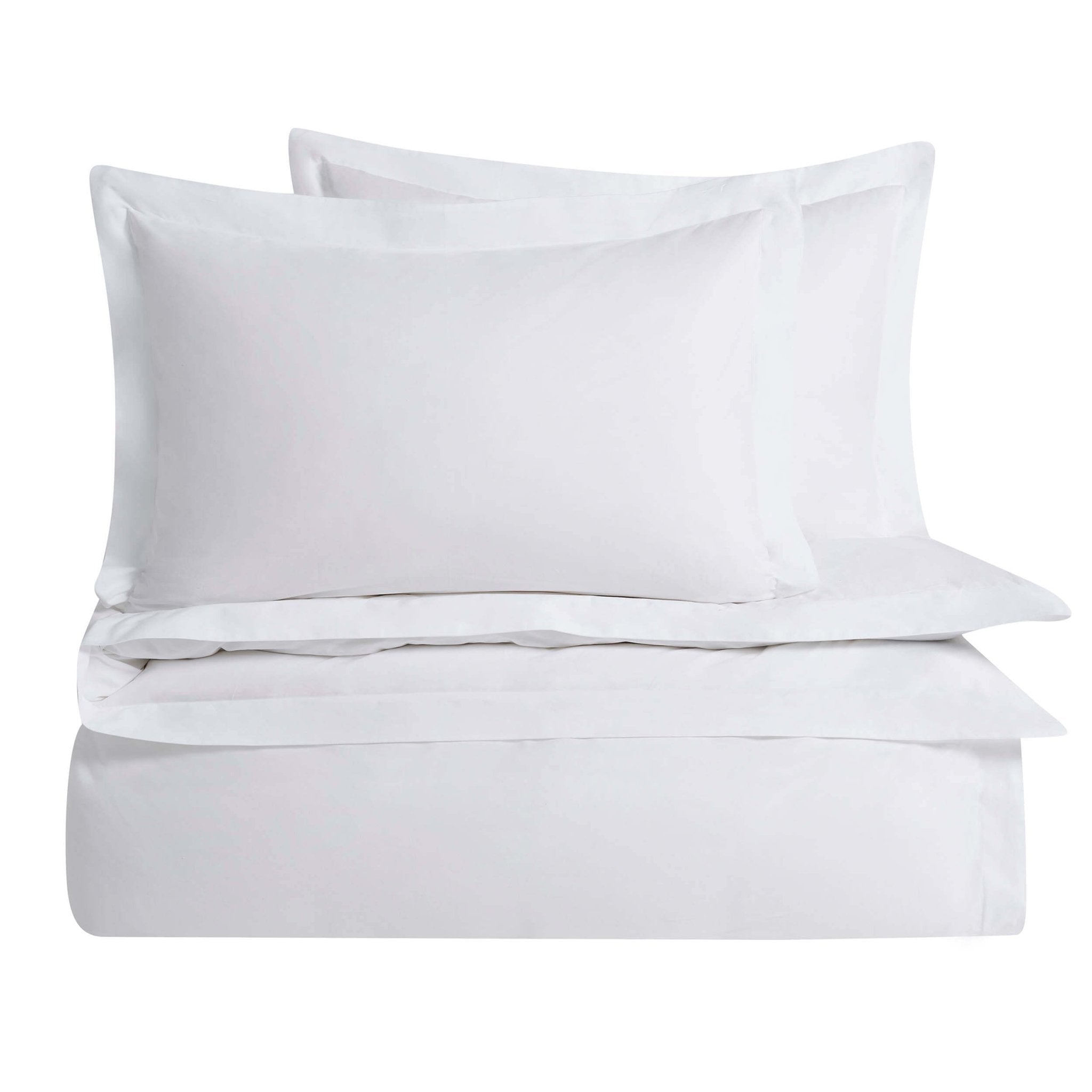Pair of Anti - Allergy 200 Thread Count Oxford Pillowcases - White - DUSK