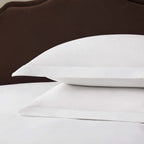 Pair of Anti - Allergy 200 Thread Count Oxford Pillowcases - White - DUSK