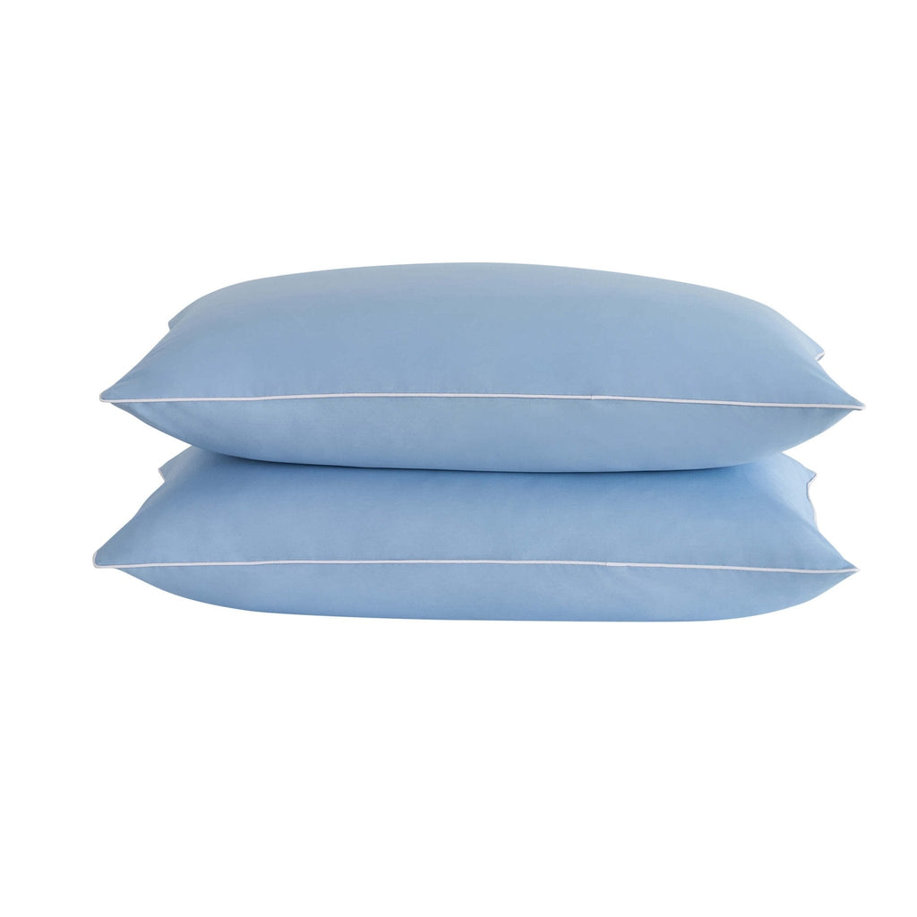 Pair of Cambridge Pillowcases - 200 Thread Count - Cotton - Light Blue - DUSK