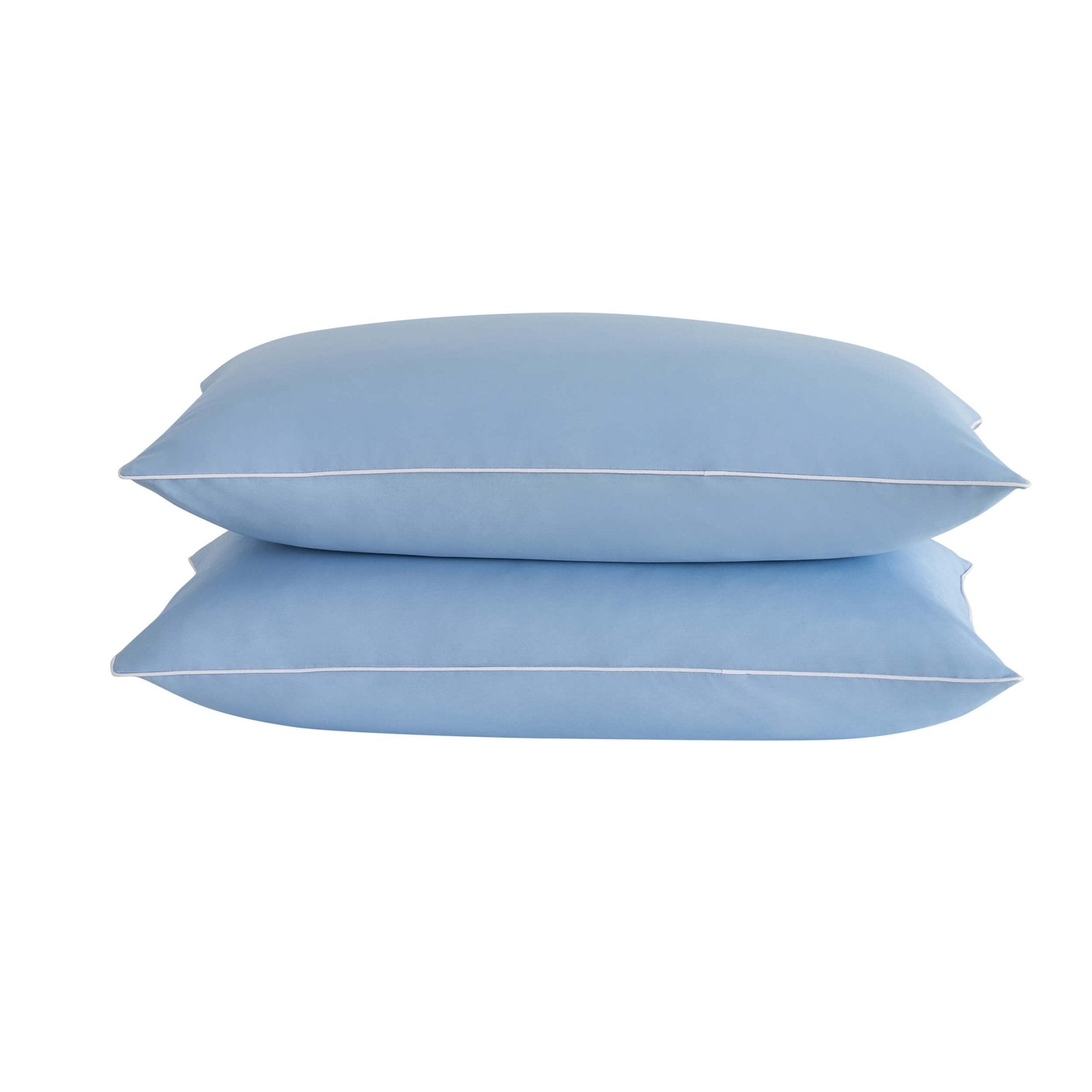 Pair of Cambridge Pillowcases - 200 Thread Count - Cotton - Light Blue - DUSK