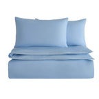 Pair of Cambridge Pillowcases - 200 Thread Count - Cotton - Light Blue - DUSK