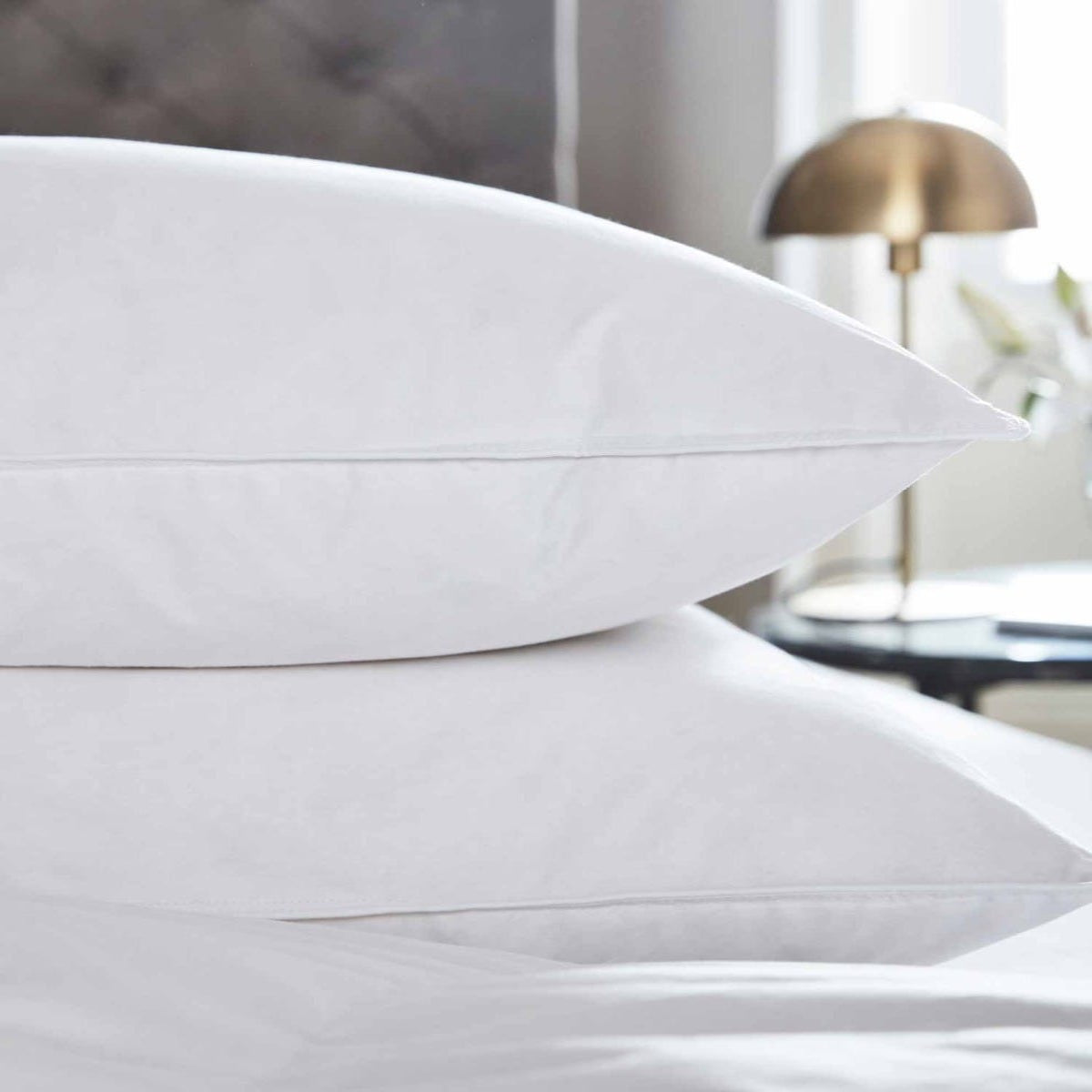 Pair of Duck Feather & Down Pillows - DUSK