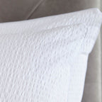 Pair of Mykonos Pillowcases - 200 TC - Cotton - White - DUSK
