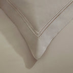 Pair of Regent Embroidered Oxford Pillowcases - 400 Thread Count Sateen - Champagne - DUSK