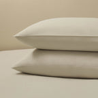 Pair of Soft Touch Microfibre Pillowcases - Stone - DUSK