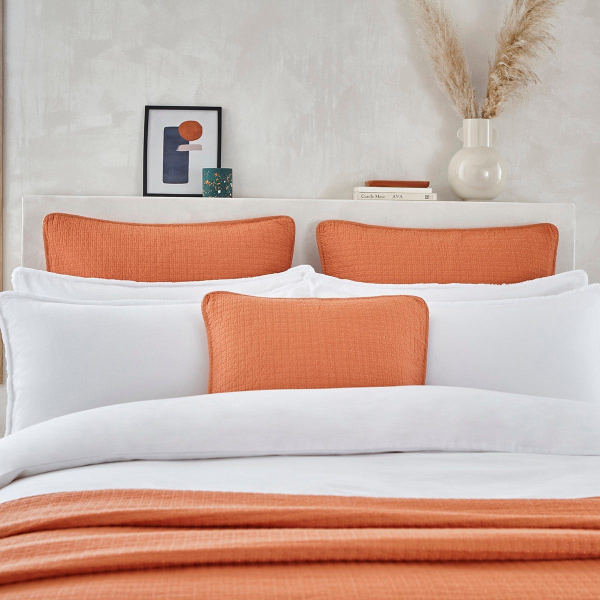 Palma Cushion Cover - Burnt Orange - DUSK