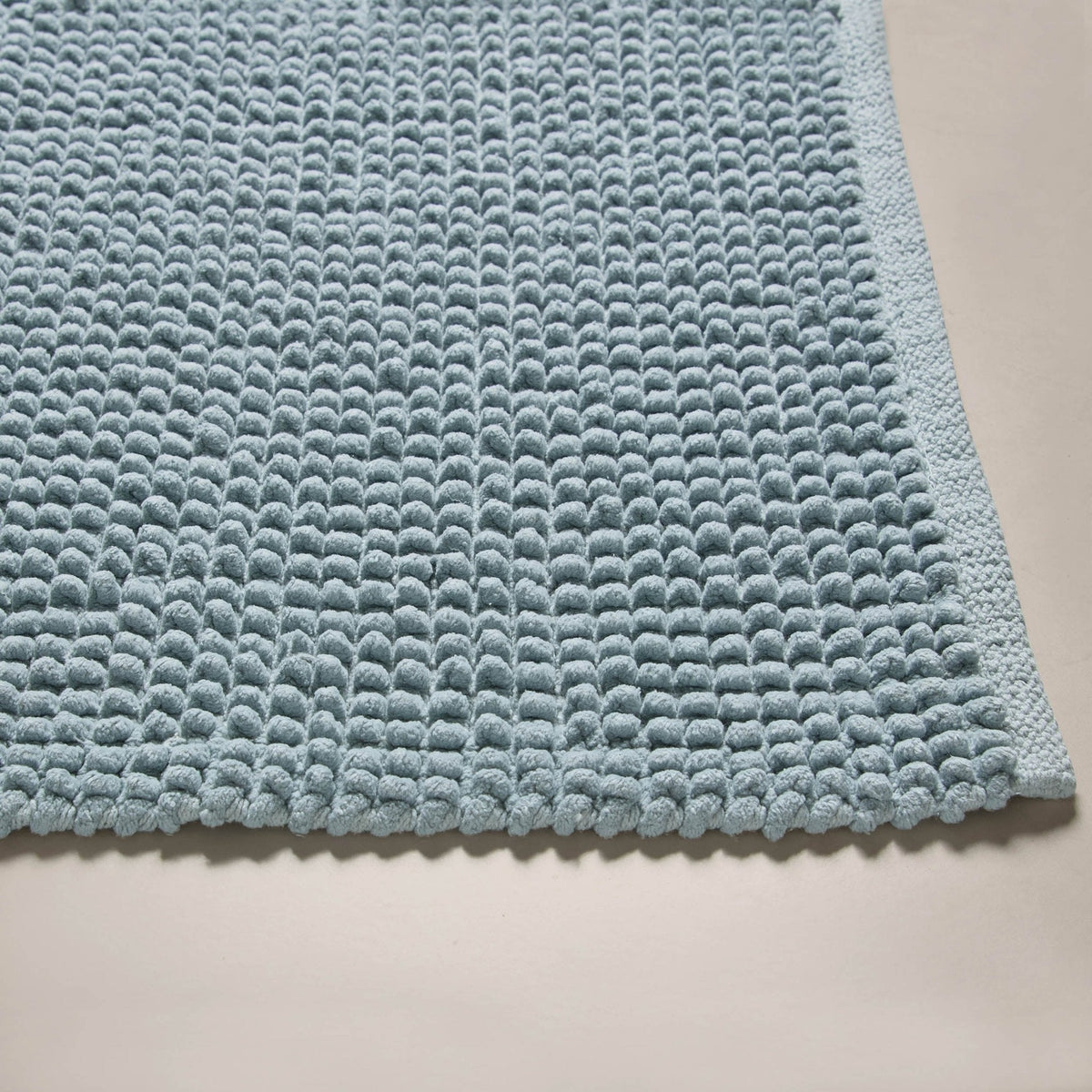 Pebble Cotton Bath Mat - Sky Blue - DUSK