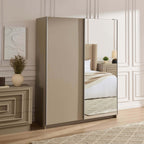 Penelope 150cm 2 Door Sliding Wardrobe - Taupe - DUSK