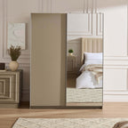 Penelope 150cm 2 Door Sliding Wardrobe - Taupe - DUSK