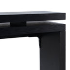 Penny Ash Console Table - Black - DUSK